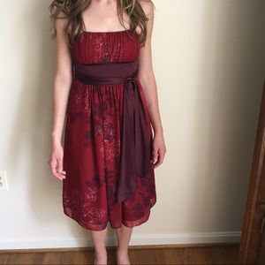 Red homecoming dress